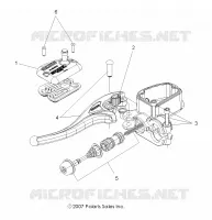 VORDERBREMSE BREMSE LEVER AND MASTER CYLINDER