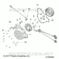 ENGINE, STATOR AND SCHWUNGRAD