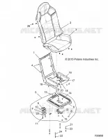 SITZ ASM. AND SLIDER
