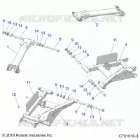 HINTERRADAUFHÃ„NGUNG CONTROL ARMS -Z21ASA87B2 (C701010-3)