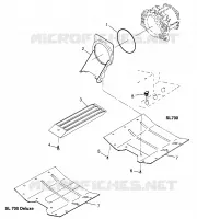 WASSERZUFLUSS SL 700 B974071, Intl. SL 700 I974071, SL 700 Deluxe B974072 and (4940874087B012)