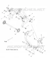 Aufhängung hinten CRANK