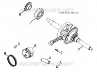 MOTOR, KURBELWELLE AND KOLBEN