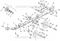 Schienen-Montage (SUSPENSION) 440 XC 0971760 (4937873787B010)
