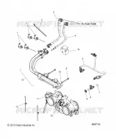 FUEL SYSTEM, RAIL, LINES AND DROSSELN BODY