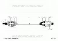 ANTRIEB, FRONT HALF SHAFT