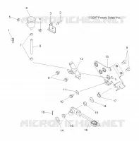 BREMSES, BREMSE PEDAL AND REAR MASTER CYLINDER