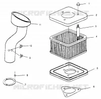 AIR VENT SLX 780 B964287 AND INTL. SLX 780 I964287 (4937443744B007)
