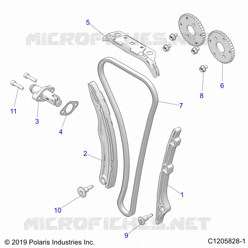 CAM CHAIN AND TENSIONER