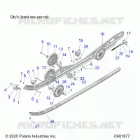 SUSPENSION, RAIL BEAM LH/RH ALL OPTIONEN