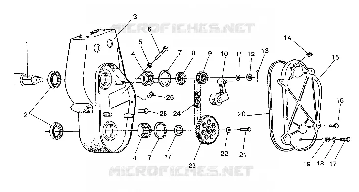 Kettenkasten ASSEMBLY LITE GT/0933133 and STARLITE GT/0933127 (4923232323014A)