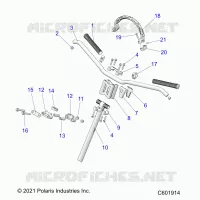 UPPER LENKEN &amp; HANDLEBAR ASM.