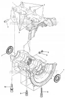 CRANKCASE WIDETRAK GT 0972061 AND EUROPEAN WIDETRAK GT E972061 (4938173817C005)