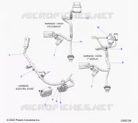 ELEKTRIC, WIRE HARNESS, HOOD, ELEC. START