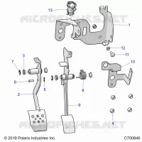 BREMSES, PEDAL