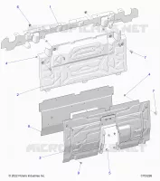 KAROSSERIE HINTEN CLOSEOFF, CENTER PANELS