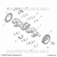 ENGINE, KURBELWELLE AND BEARINGS