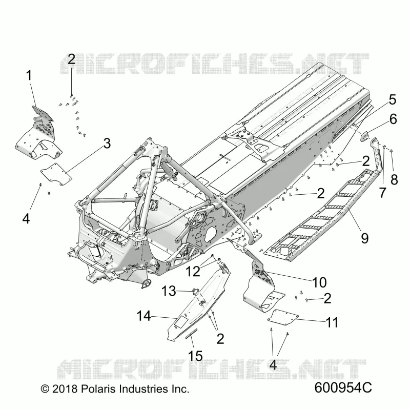 CHASSIS, CLUTCH GUARD/FUÃŸSTÃŒTZES/RUNNING BOARDS