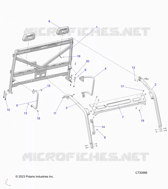 CHASSIS, CAB RAHMEN