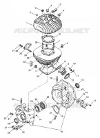 CRANKCASE AND ZYLINDER (300) XPRESS 300 W969530 (4935923592D004)