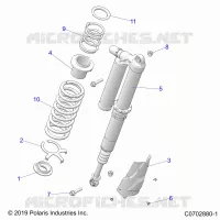 SUSPENSION, REAR SHOCK MOUNTING, ULTIMATE