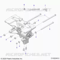 ANTRIEB, REAR GEARCASE MOUNTING