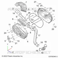 ANTRIEB, CLUTCH COVER AND DUCTING