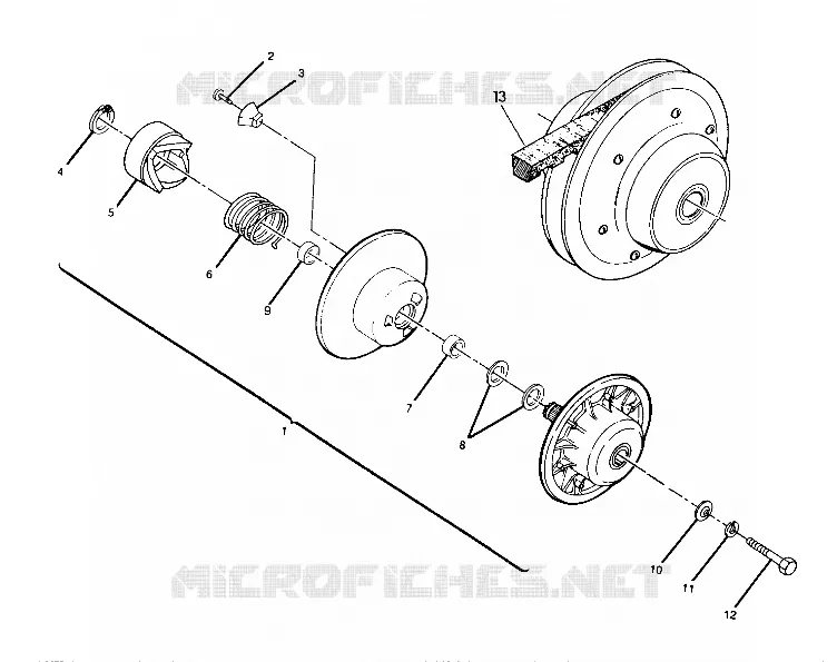 angetriebene Kupplungs ASSEMBLY  250 2X4