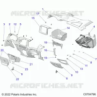 INSTRUMENTENTAFEL AND GLOVEBOX, RIDE COMMAND