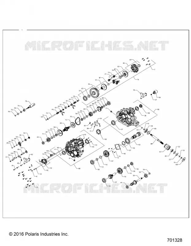 ANTRIEB, MAIN GEARCASE INTERNAL