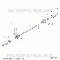 DRIVE TRAIN, ANTRIEBSWELLE, FRONT