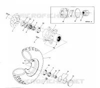 VORDERRAD ASSEMBLY 250 4x4 / W928127 (4922872287B010)