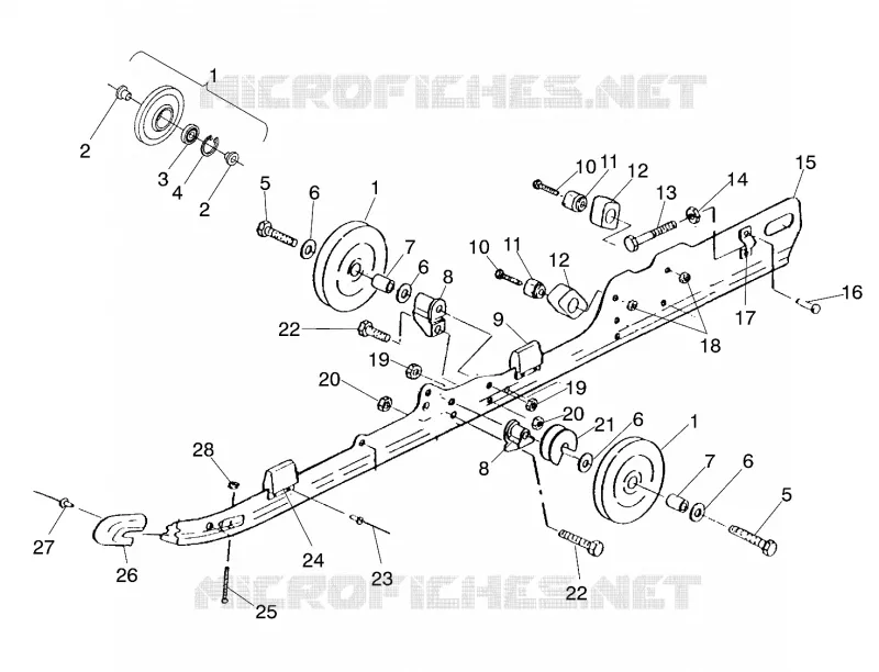 SCHIENEN-MONTAGE SUSPENSION (TOURING)