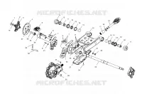SWING ARM/HINTER GETRIEBEGEHÄUSE MOUNTING