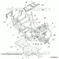 CHASSIS, MAIN FRAME AND SKID PLATES