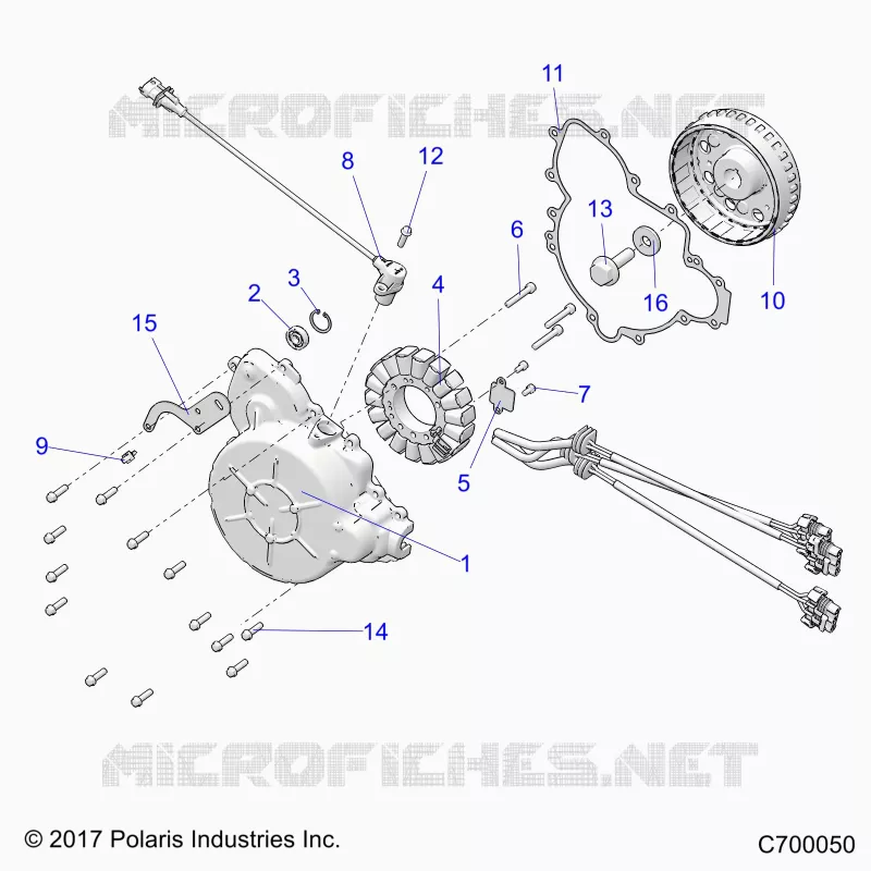 ENGINE, STATOR AND FLYRAD