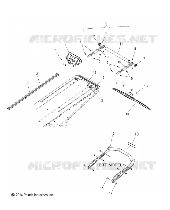 HECHSTOSSSTANGE, SNOWFLAP UND TAILIGHT COVER