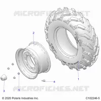 RADS, FRONT TIRE