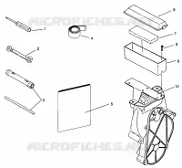 TOOL KIT 500 EFI SKS 0962574, 500 EFI RMK 0962974, AND EUROPEAN 500 EFI SKS (4931983198C007)