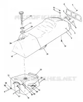 SITZ/GASBEHÄLTER ASSEMBLY 440 XCR (4921352135003A)