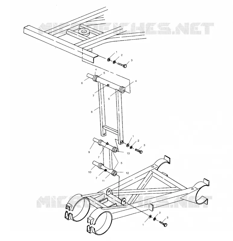 HINTER SPREIZE STABILISATOR