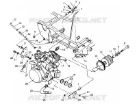 MOTORAUFHÄNGUNG Sport 400L W948540 (4927232723A008)
