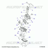 ENGINE, CRANKCASE AND KURBELWELLE
