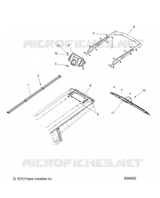 HECHSTOSSSTANGE, SNOWFLAP UND TAILIGHT COVER