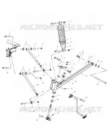 FRONT SUSPENSION AND SKI