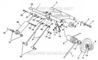 HINTER Drehmomentarm 440 XCR 0941760 (4925182518022A)