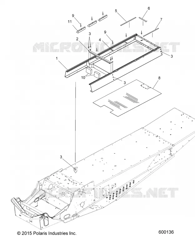 CHASSIS, SITZ RISER