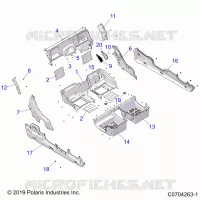 KAROSSERIE HINTEN CLOSEOFF, FENDERS AND FLOOR