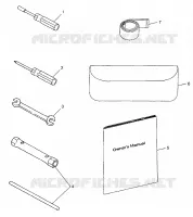 TOOL KIT 700 RMK 0970966, 700 SKS 0970566, AND EUROPEAN 700 SKS E970566 (4938573857C014)