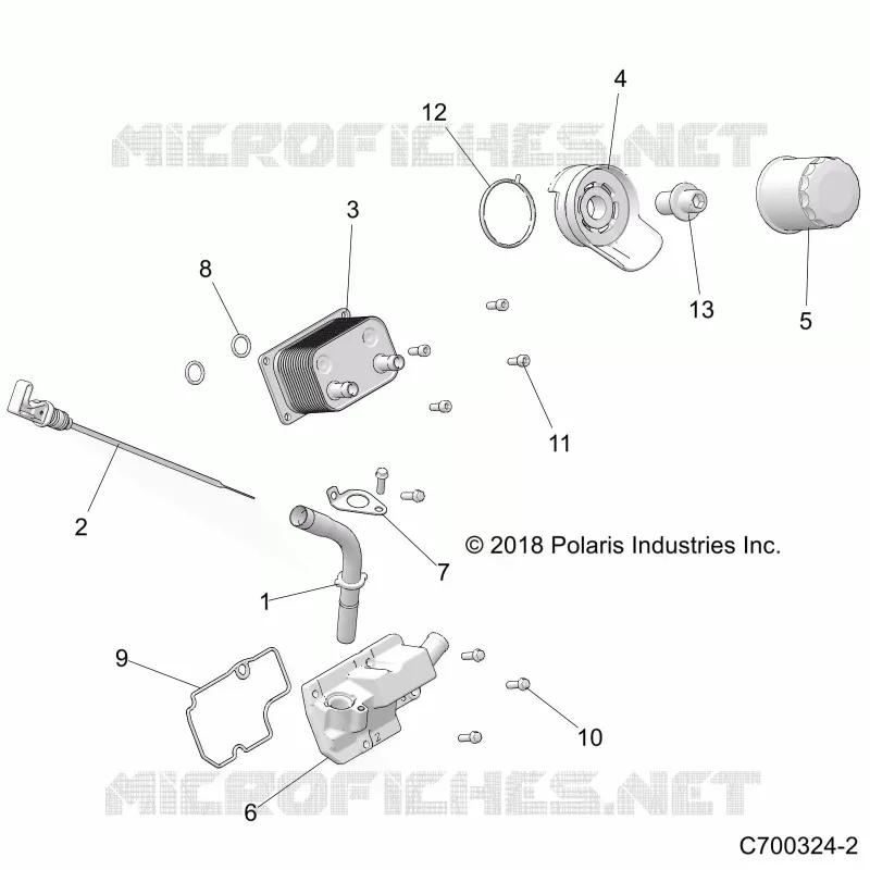 ENGINE, DIPSTICK & OIL FILTER